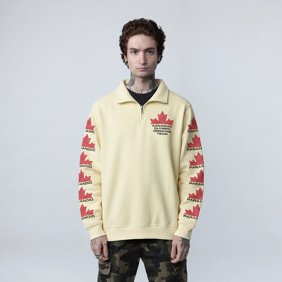 TEAM CANADA MIDWEIGHT QUARTER ZIP