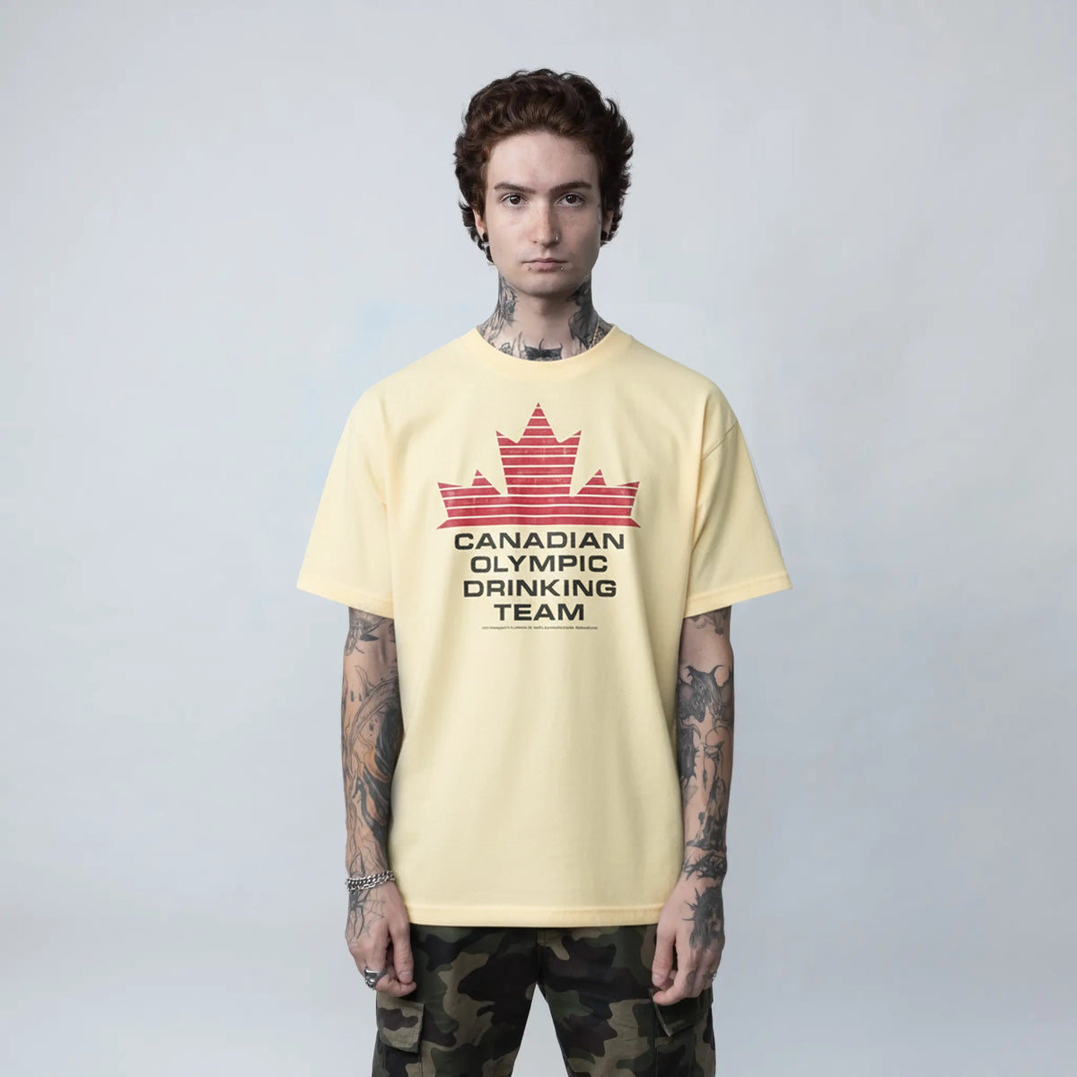 TEAM CANADA PREMIUM YELLOW T-SHIRT