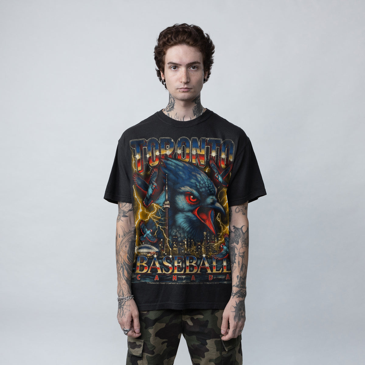 TORONTO BASEBALL PREMIUM T-SHIRT (Black)