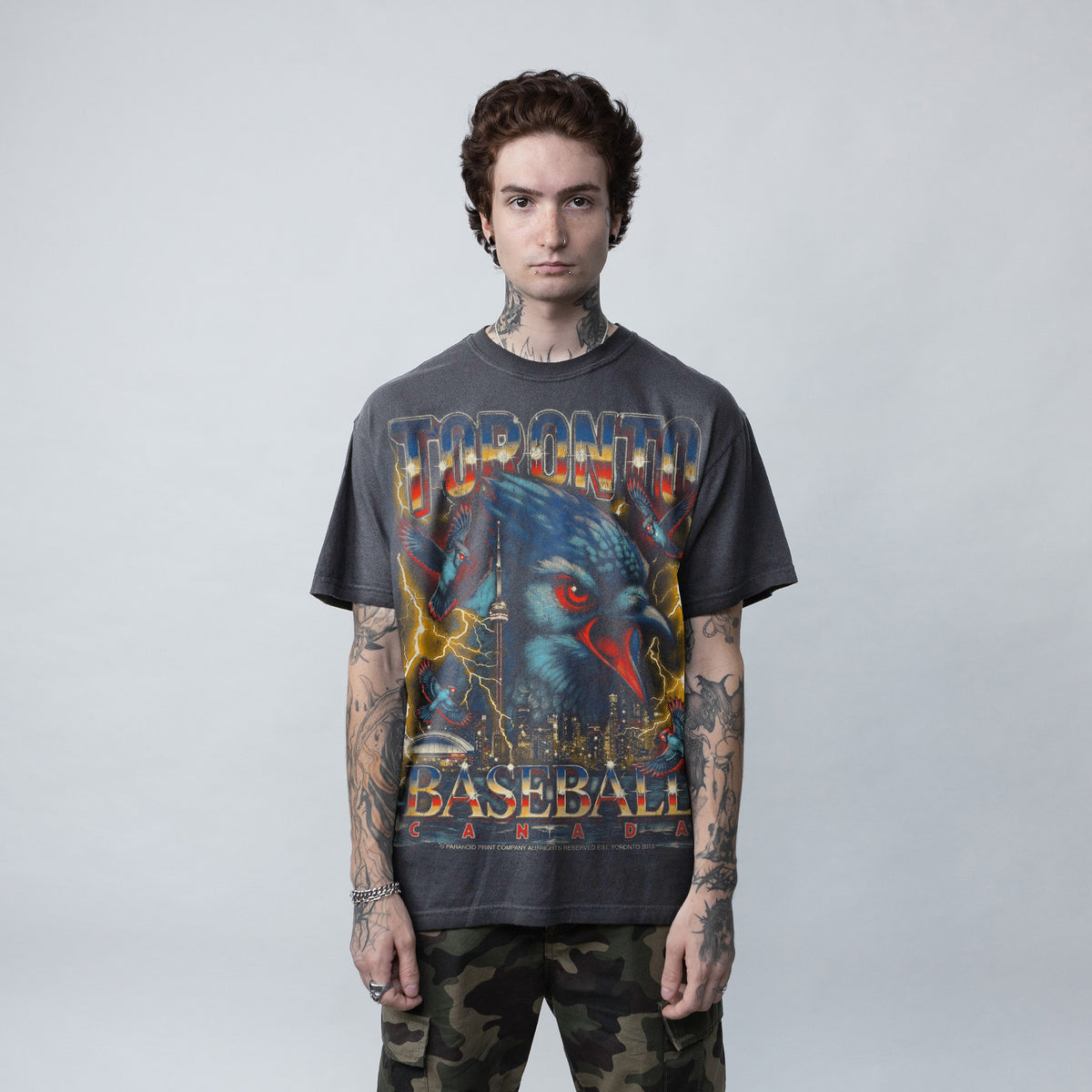 TORONTO BASEBALL PREMIUM T-SHIRT (Vintage Black)