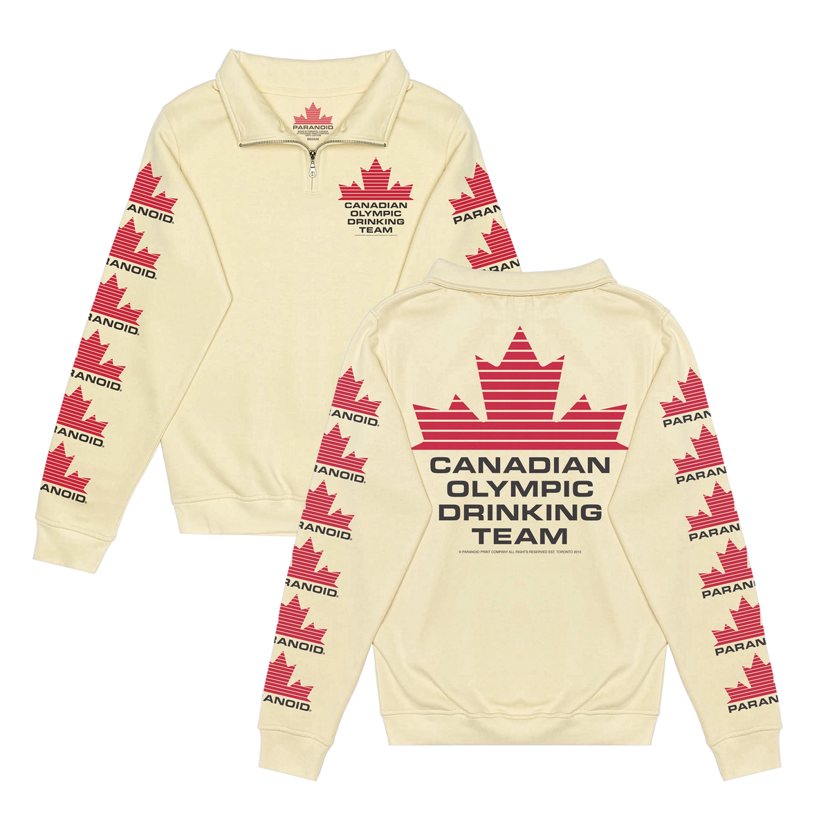 TEAM CANADA MIDWEIGHT QUARTER ZIP