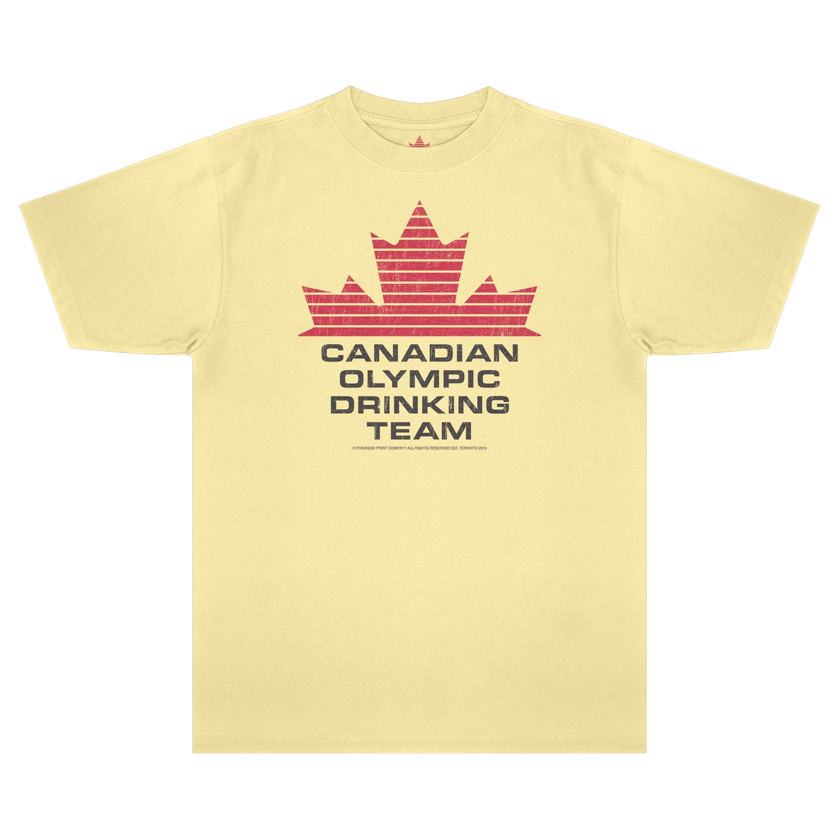 TEAM CANADA PREMIUM YELLOW T-SHIRT