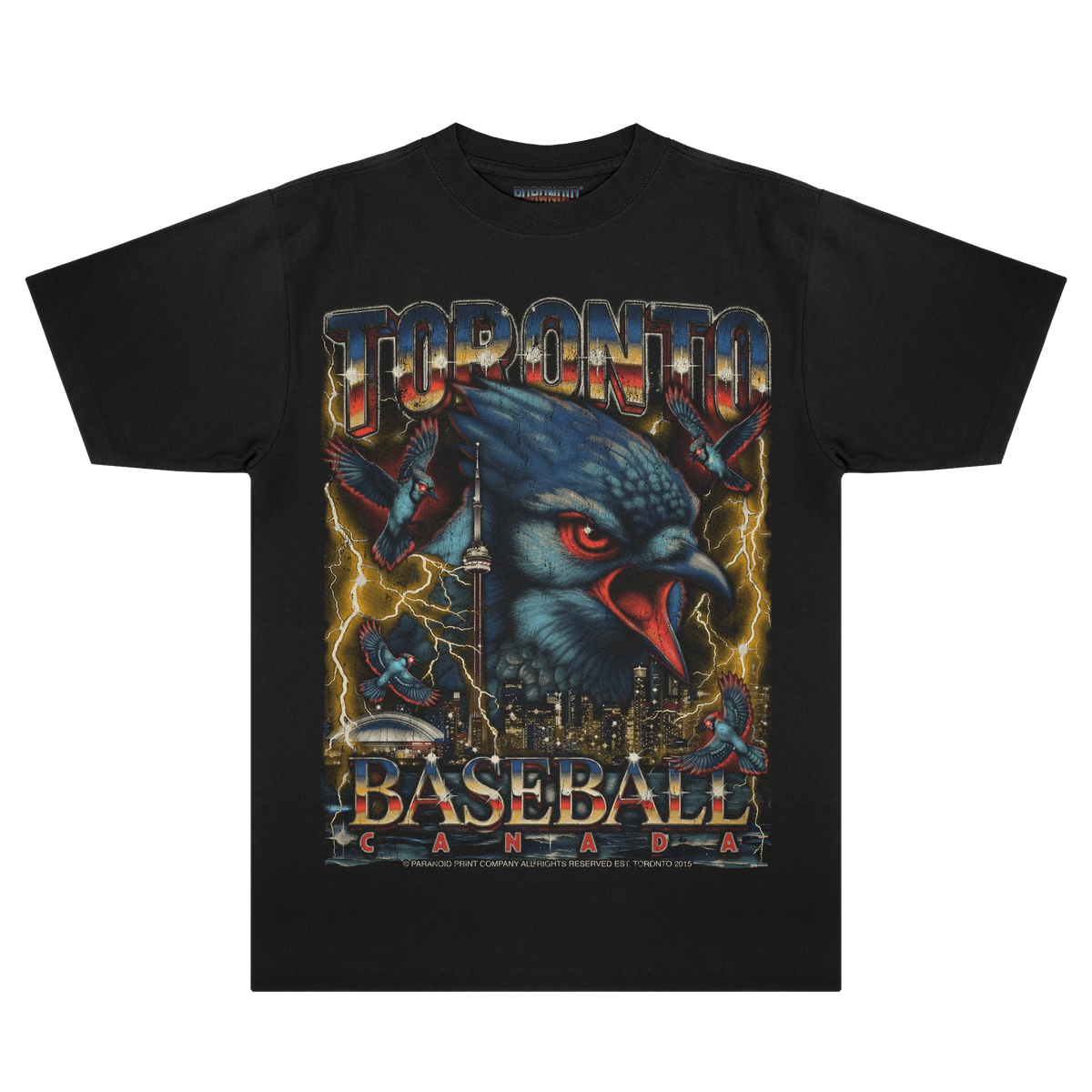 TORONTO BASEBALL PREMIUM T-SHIRT (Black)